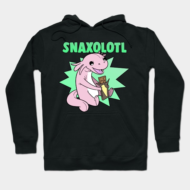 Snaxolotl Pastel Goth Axolotl Kawaii Hoodie by ModernMode